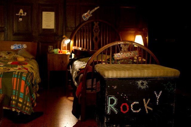 The set of the boys’ dormitory.