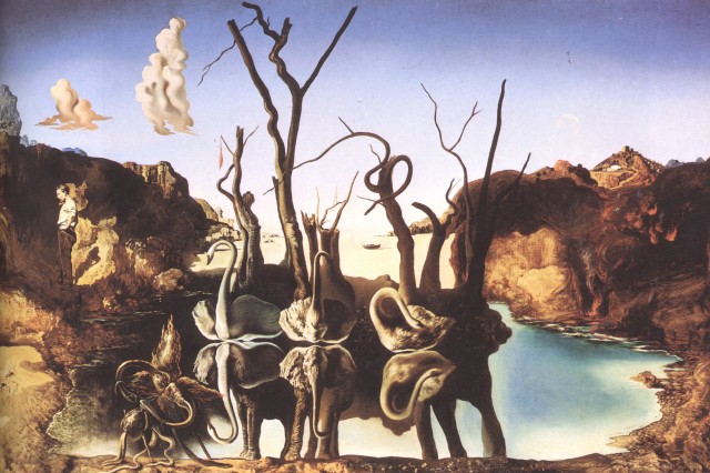 Swans Reflecting Elephants - Salvador Dali, 1937