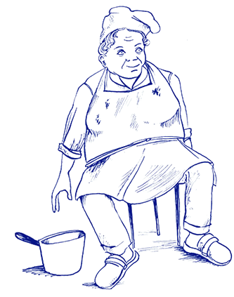 Edna the cook - illustration