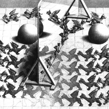 Magic Mirror - M.C. Escher, 1938