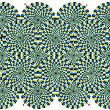 Rotating Snakes - Akiyoshi Kitaoka, 2003