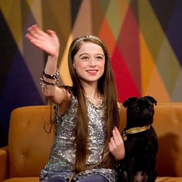 Molly and Petula are interviewed by Charlie Cooper - still from the movie