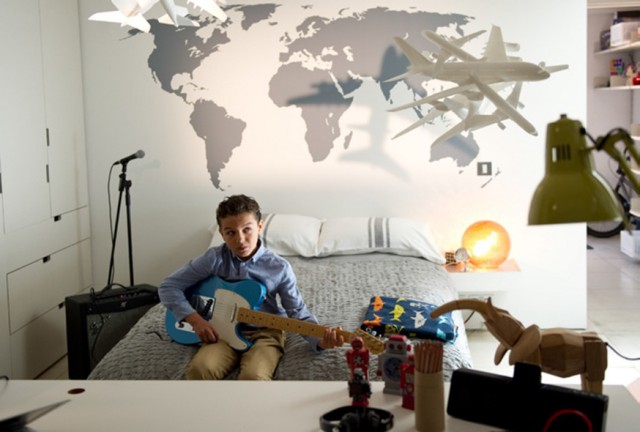 Rocky in his new room - still from the movie