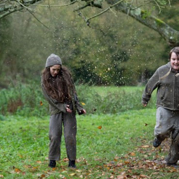 Molly & Gordon in the woods