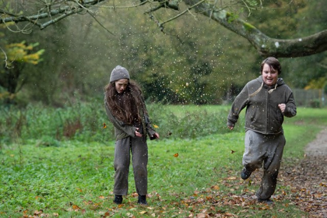 Molly & Gordon in the woods