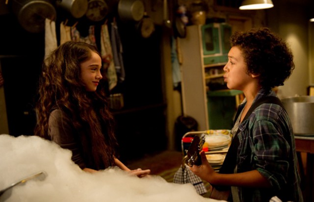 Molly washing up - still from movie