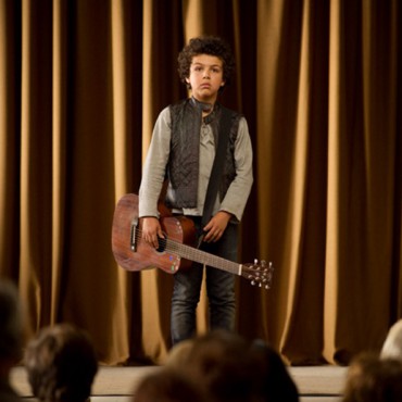Rocky gets stage fright - still from the movie